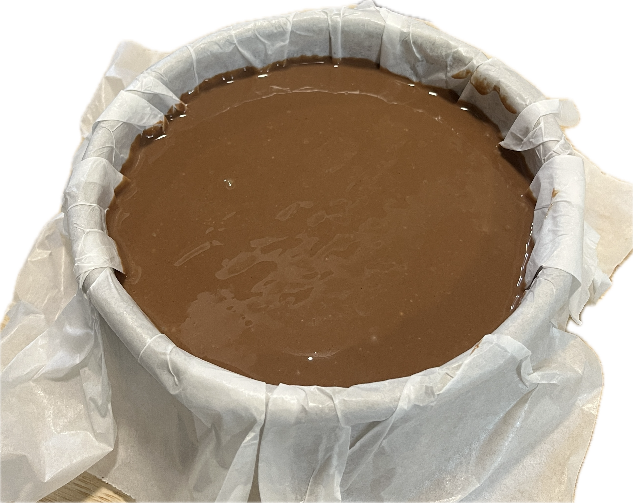 Chocolate Basque Cheesecake-ready to bake